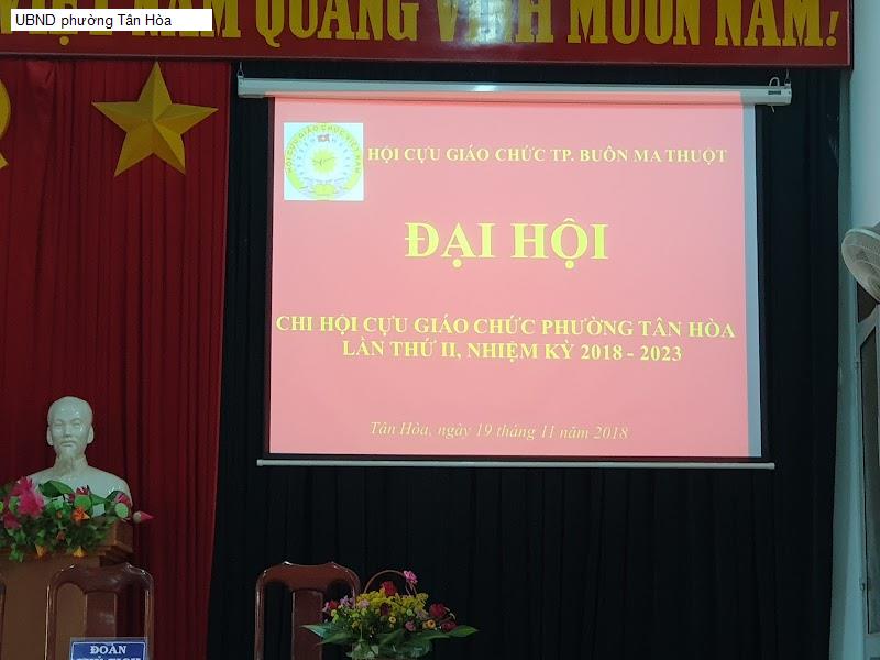 UBND phường Tân Hòa