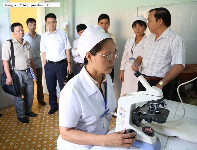 Trung tâm Y tế huyện Buôn Đôn