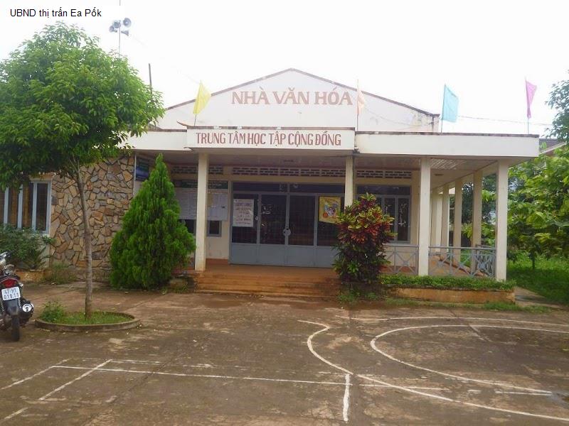 UBND thị trấn Ea Pốk