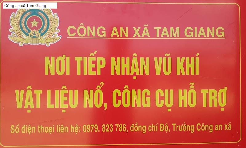 Công an xã Tam Giang