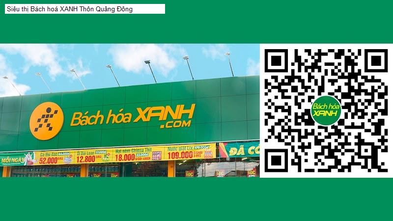 Siêu thị Bách hoá XANH Thôn Quảng Đông