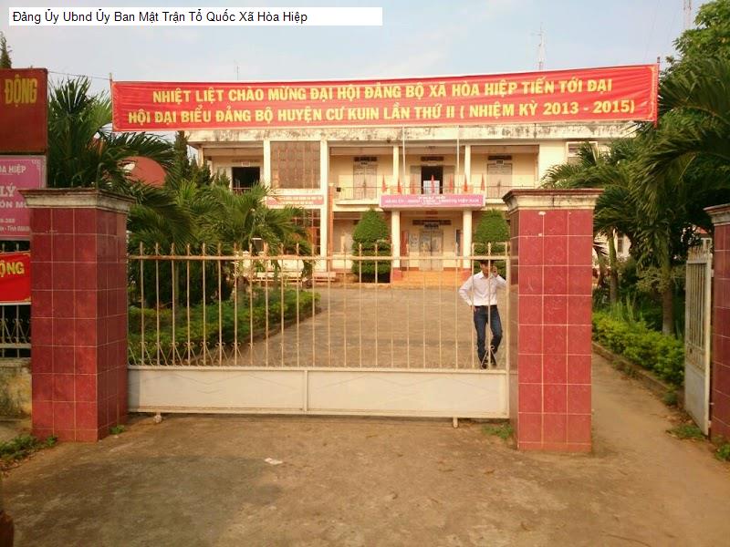 Đảng Ủy Ubnd Ủy Ban Mật Trận Tổ Quốc Xã Hòa Hiệp