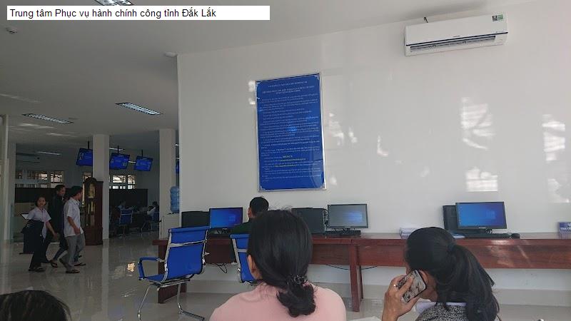 Trung tâm Phục vụ hành chính công tỉnh Đắk Lắk