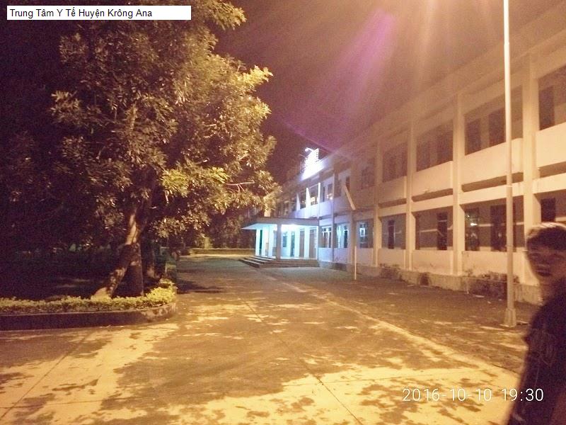 Trung Tâm Y Tế Huyện Krông Ana