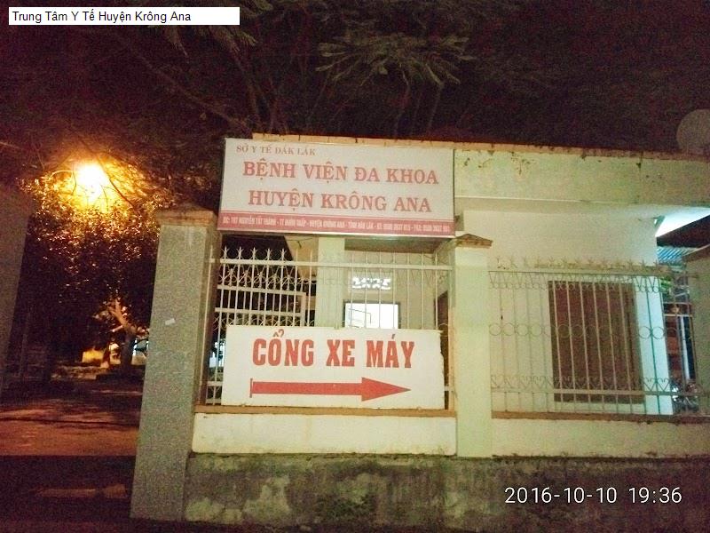 Trung Tâm Y Tế Huyện Krông Ana