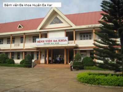 Bệnh viện Đa khoa Huyện Ea Kar