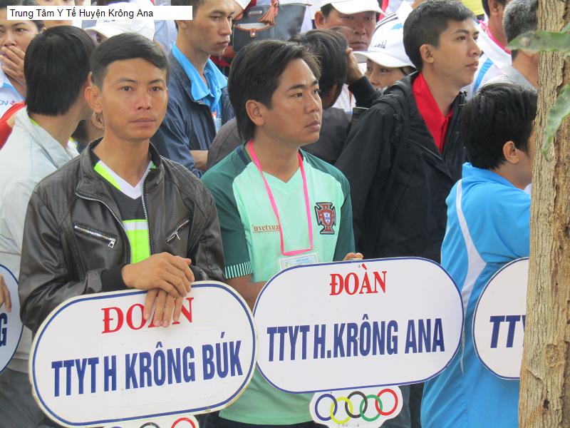 Trung Tâm Y Tế Huyện Krông Ana