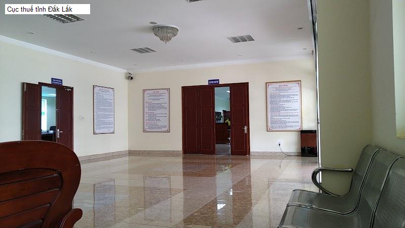 Cục thuế tỉnh Đắk Lắk